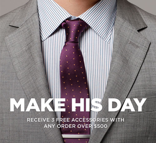 Get 3 Free Accessories from Indochino