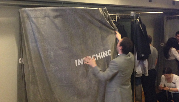 One of Indochino's Traveling Tailors