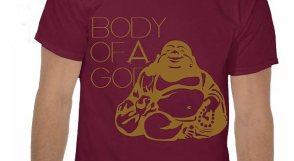 Body of a god tee from Fattees