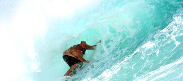 Jimbo Pellegrine Shows That Big Guys Can Surf