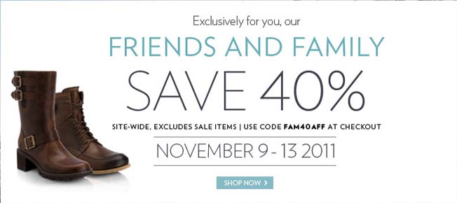 Get 40% Off Everything During Rockport's Friends & Family Sale