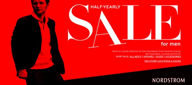 Nordstrom's Half Yearly Men's Sale is On
