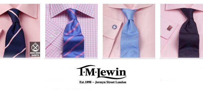 T.M. Lewin Pink Sale