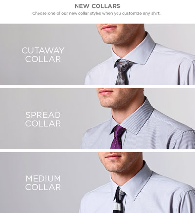 Indochino's new collar options