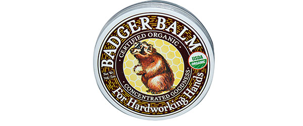 Badger Balm for dry, cracked hands