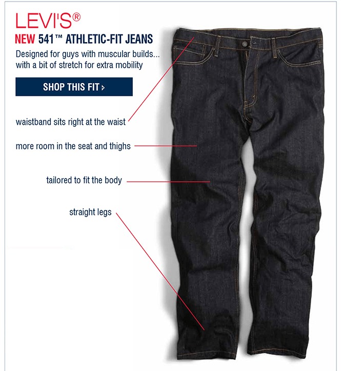 Levi's 541 big and tall jeans