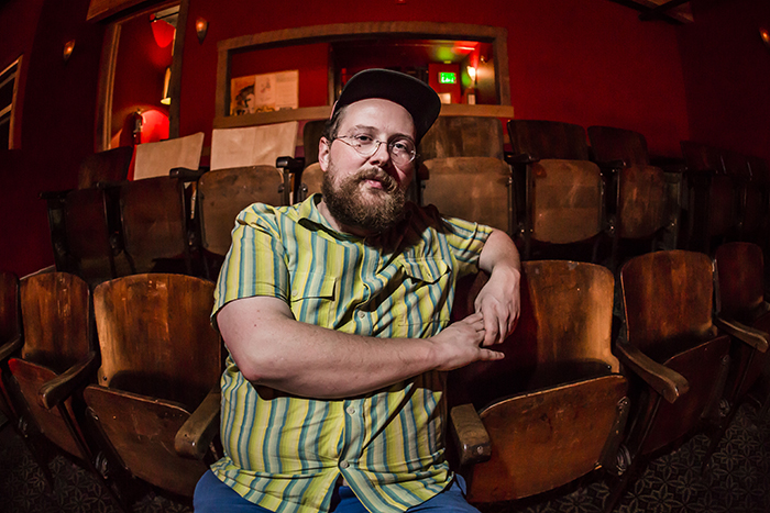 Dan Deacon poses for a portait at Mississippi Studios for Red Bull Sound Select in Portland, OR, USA on 01 September 2015. // Aaron Rogosin / Red Bull Sound Select 