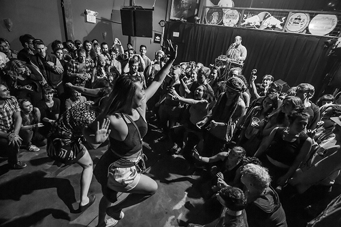 Dan Deacon performs at Mississippi Studios for Red Bull Sound Select in Portland, OR, USA on 01 September 2015. // Aaron Rogosin / Red Bull Sound Select / Content Pool