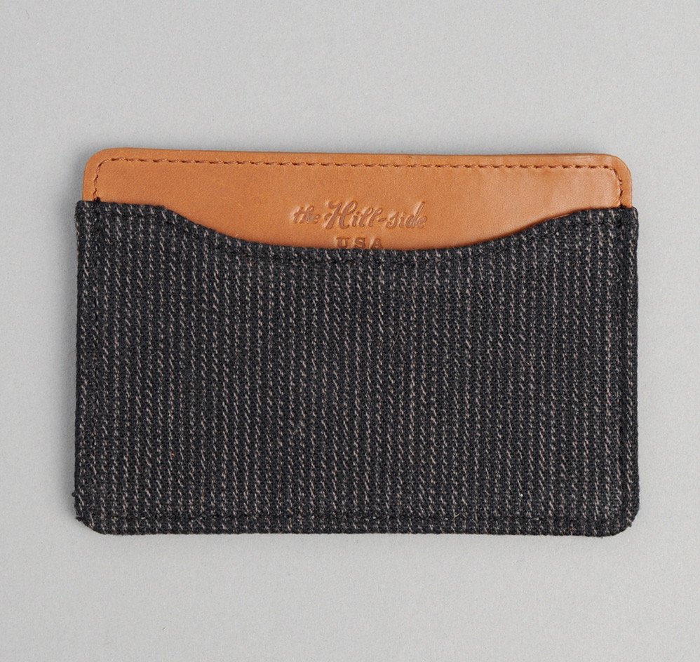 Covert Hickory Stripe Twill Card Case