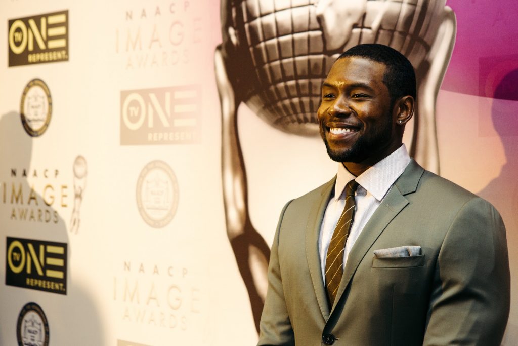 Trevante Rhodes on the red carpet