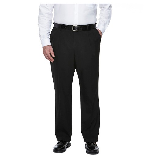 Haggar H26 Classic Fit Stretch Suit Pants | Chubstr