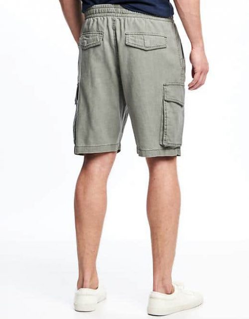 Old Navy Linen Blend Cargo Shorts | Chubstr