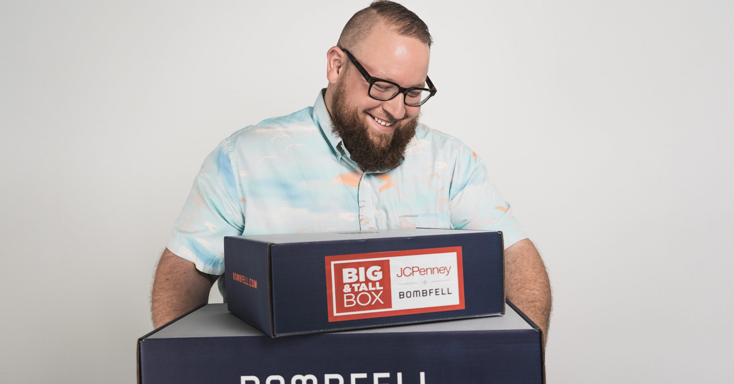 JCPenney + Bombfell Big & Tall Clothing Box