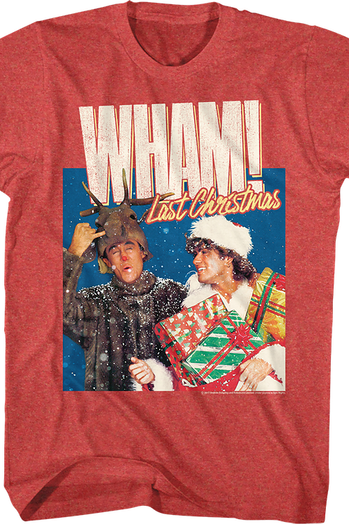 Wham last christmas big & tall holiday shirt