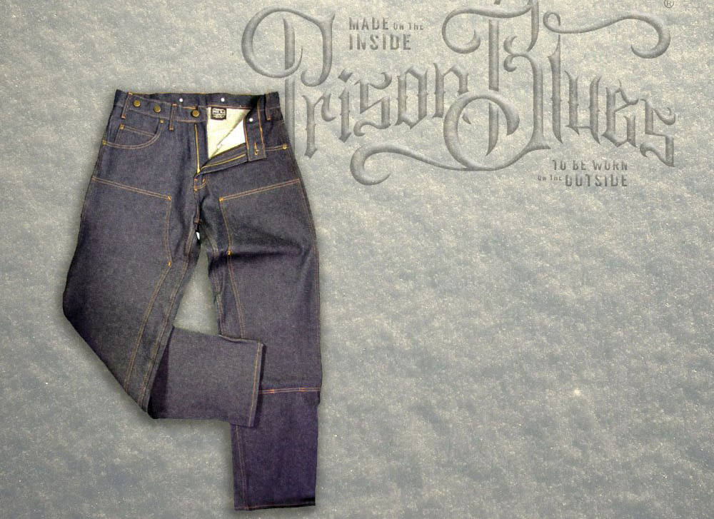 prison blues jeans sizing