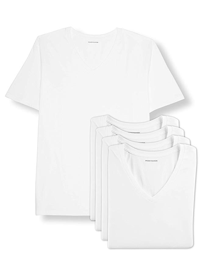 Amazon Essentials big & tall by DXL V-Neck Tee 5 Pack