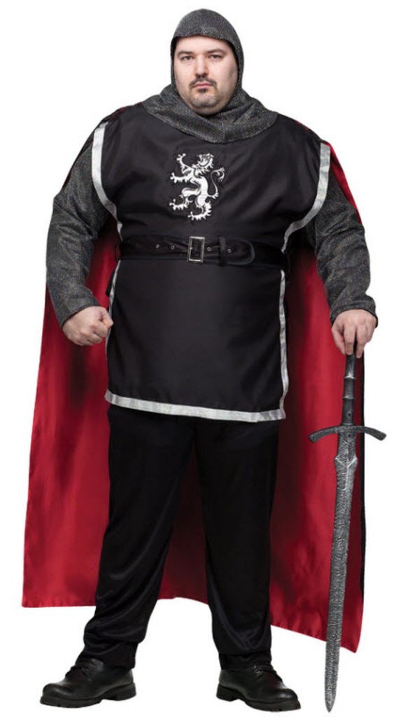Halloween Express Plus Size Men's Medival Knight Costume