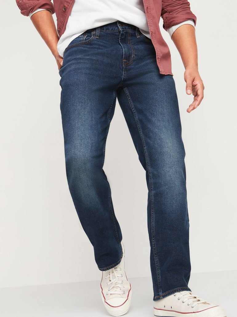 Straight Built-In Flex Jeans For Men