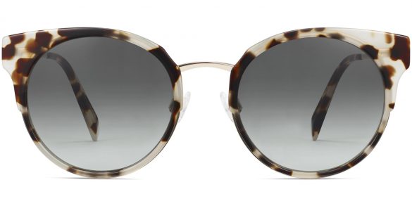 Cleo Wide sunglasses in Pearled Tortoise with Riesling (Non-Rx)