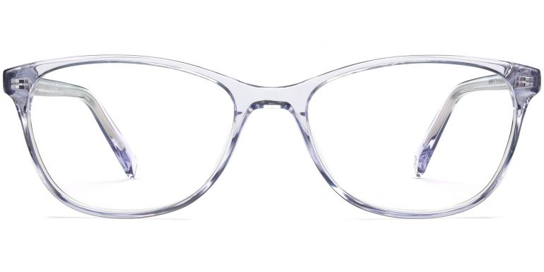 Daisy Wide eyeglasses in Lavender Crystal (Non-Rx)