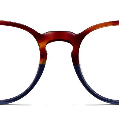 Percey Wide Holiday eyeglasses in Midnight Tortoise Fade (Non-Rx)