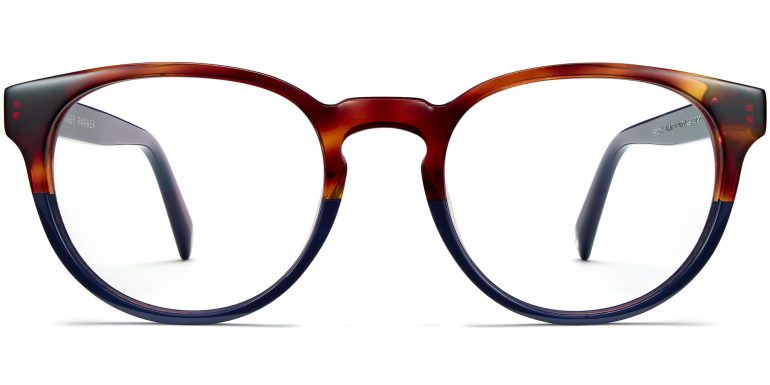 Percey Wide Holiday eyeglasses in Midnight Tortoise Fade (Non-Rx)