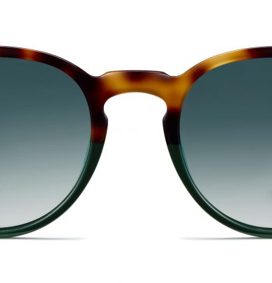 Percey Wide Holiday sunglasses in Evergreen Tortoise Fade (Non-Rx)