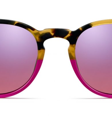 Percey Wide Holiday sunglasses in Fuchsia Tortoise Fade (Non-Rx)
