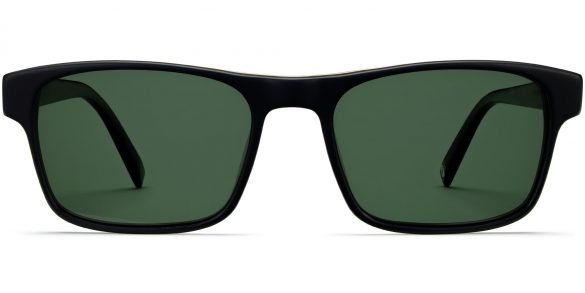 Perkins Wide sunglasses in Black Matte Eclipse (Non-Rx)