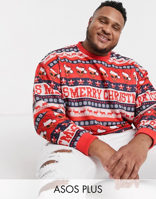 Asos big tall ugly holiday sweaters