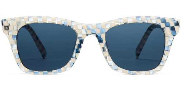 Harris Wide Sunglasses in Checkered Bone and Whirlpool (Non-Rx)