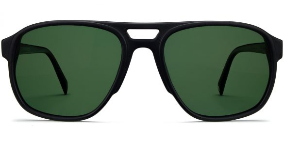 Hatcher Wide Sunglasses in Jet Black Matte (Non-Rx)
