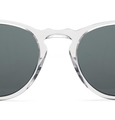 Topper Wide Sunglasses in Crystal (Non-Rx)
