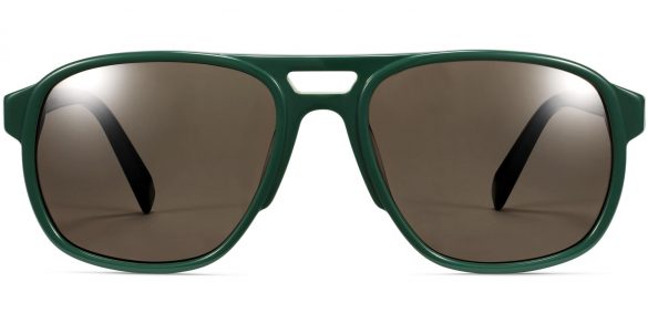 Hatcher Wide Sunglasses in Jade (Non-Rx)