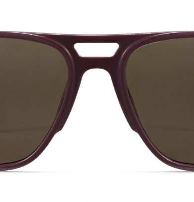 Hatcher Wide Sunglasses in Oxblood (Non-Rx)