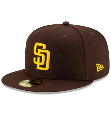 San Diego Padres New Era 2020 Authentic Collection On-Field 59FIFTY Fitted Hat - Brown