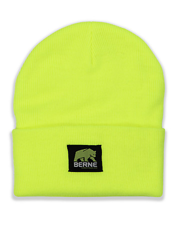 Big & Tall Berne Enhanced Visibility Knit Hat - Yellow