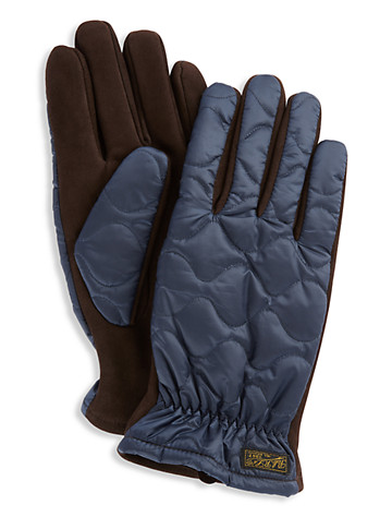 Big & Tall Polo Ralph Lauren Quilted Gloves - Navy