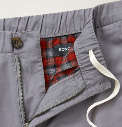 Flannel Lined Drawstring Chinos