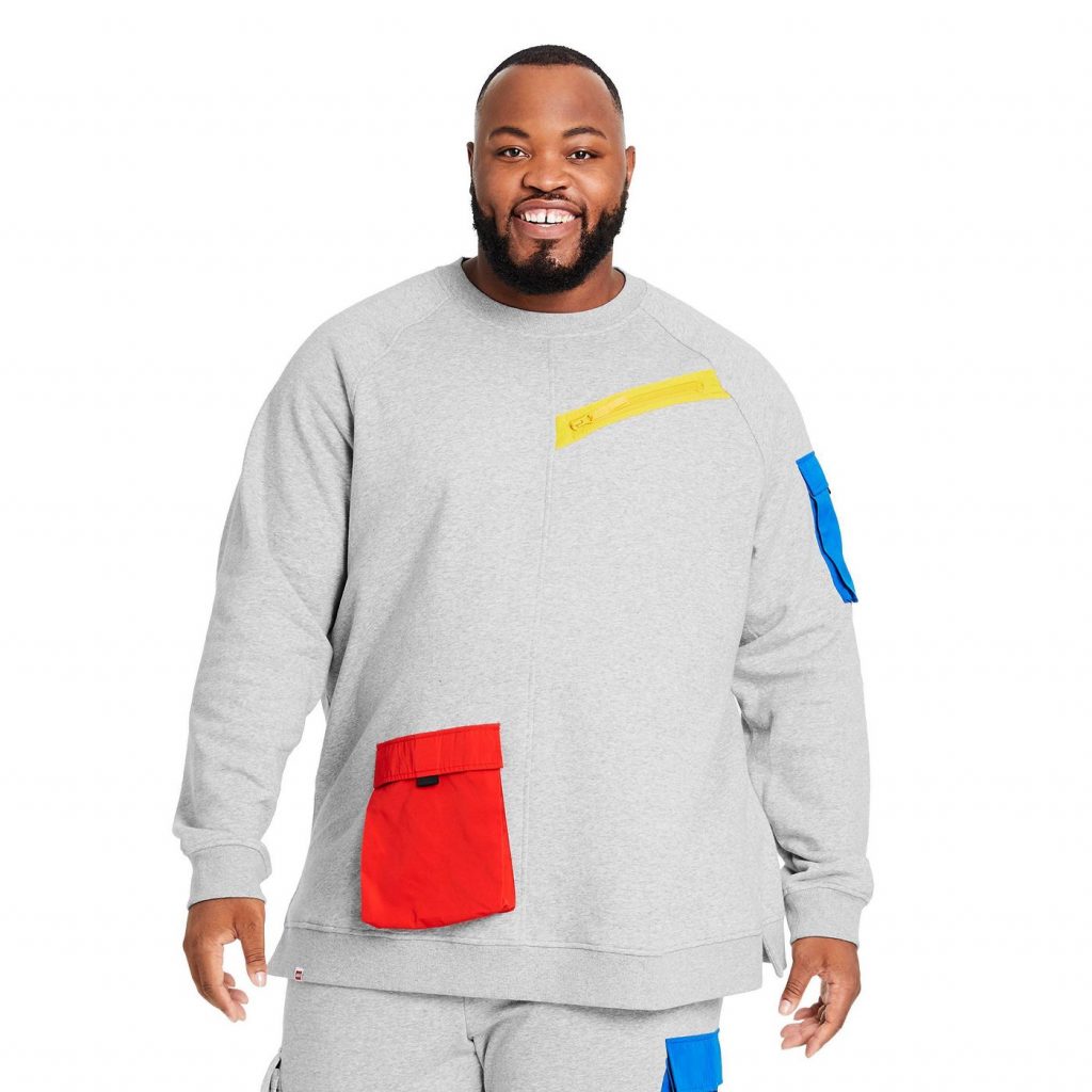 Lego x Target Big & tall zipper pocket sweatshirt