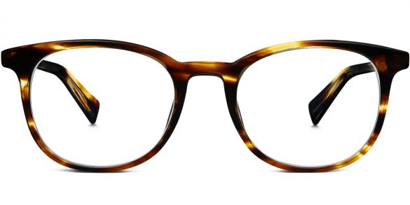 Durand Wide Eyeglasses in Striped Sassafras (Non-Rx)