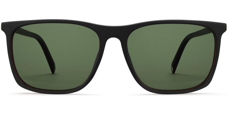 Fletcher Extra Wide 145mm Sunglasses in Black Matte Eclipse (Non-Rx)