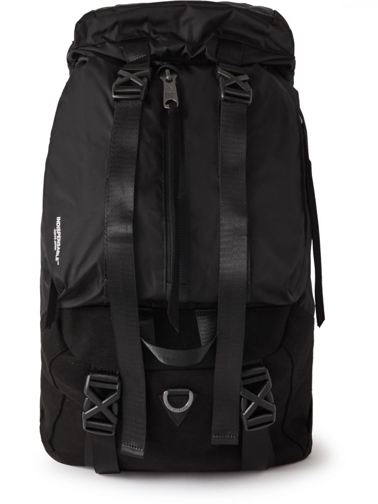 Indispensable - Logo-Print ECONYL Backpack - Men - Black