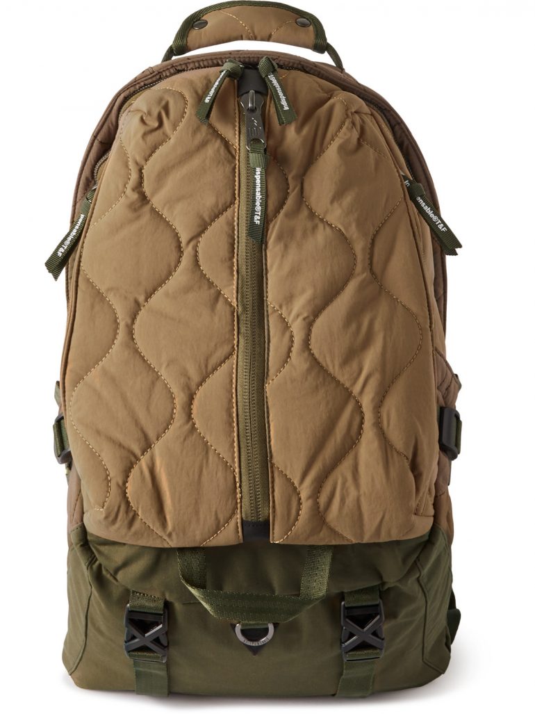 Indispensable - Quilted ECONYL Backpack - Men - Green