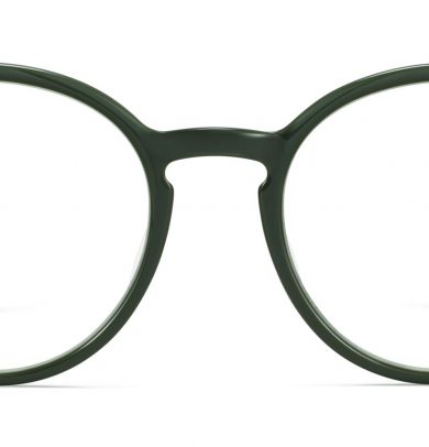 Langley Wide Eyeglasses in Magnolia Green with Polished Gold (Non-Rx)