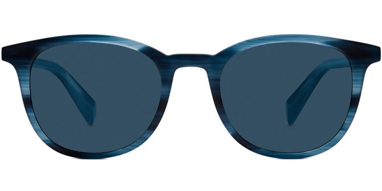 Durand Wide Sunglasses in Deep Sea Blue (Non-Rx)