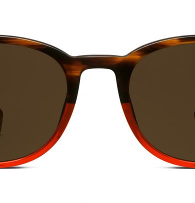 Durand Wide Sunglasses in Saddle Russet (Non-Rx)