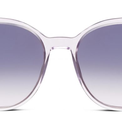 Nancy Wide Sunglasses in Lavender Crystal (Non-Rx)