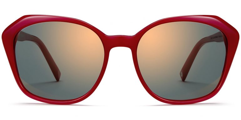 Nancy Wide Sunglasses in Sienna (Non-Rx)