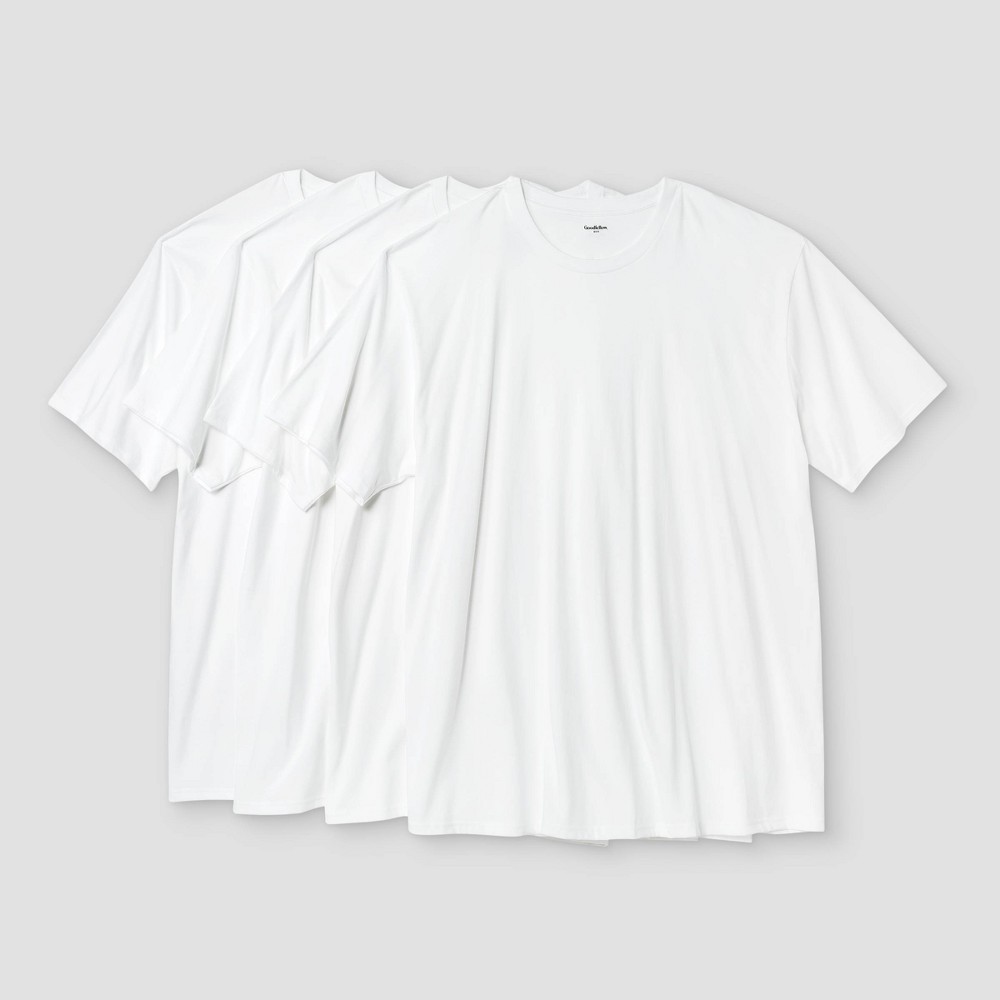 Men's 4pk V-Neck T-Shirt Goodfellow & Co Black